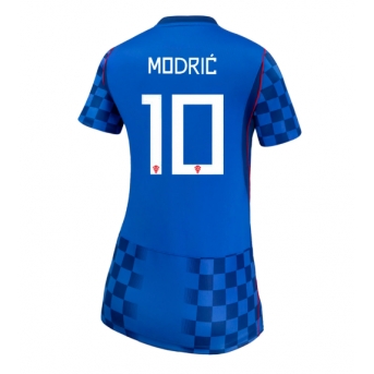 Billige Fotballdrakt Kroatia Luka Modric #10 Replika Bortedrakt Dame VM 2026 Kortermet